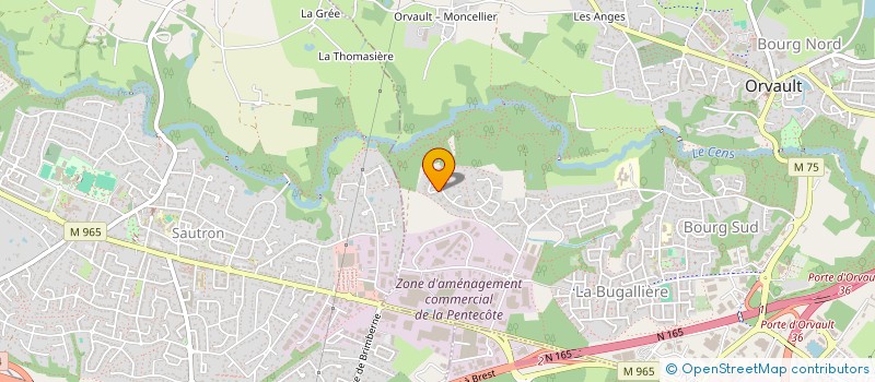 localisation de l'entreprise HOLDING AEC à ORVAULT