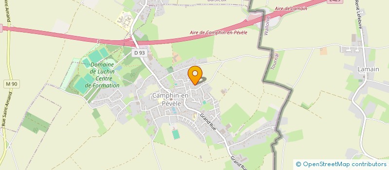 localisation de l'entreprise HOLDING AED à CAMPHIN-EN-PEVELE