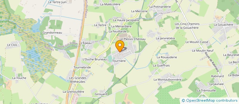 localisation de l'entreprise HOLDING AGFI à CARQUEFOU