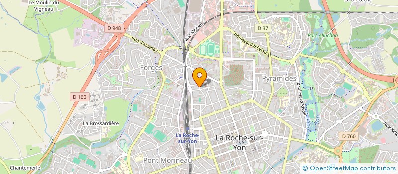 localisation de l'entreprise HOLDING AGILEA à LA ROCHE-SUR-YON