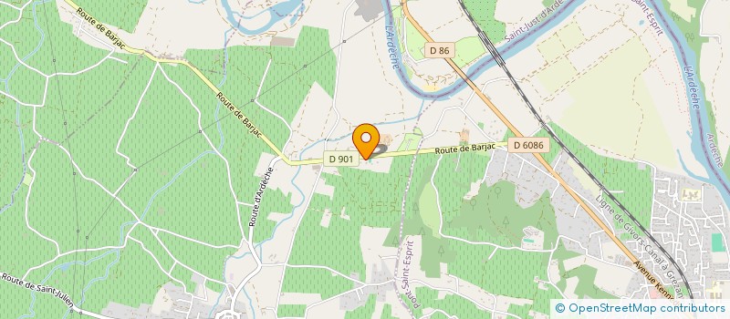 localisation de l'entreprise HOLDING AGUISCHET  SAINT-PAULET-DE-CAISSON