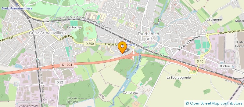 localisation de l'entreprise HOLDING AHMAD SYLVAIN  TOURNAN-EN-BRIE