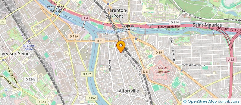 localisation de l'entreprise HOLDING AHY à ALFORTVILLE