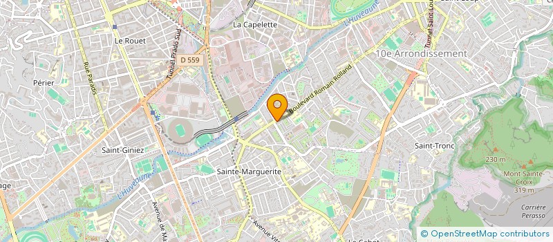 localisation de l'entreprise HOLDING AIMYLANE  MARSEILLE
