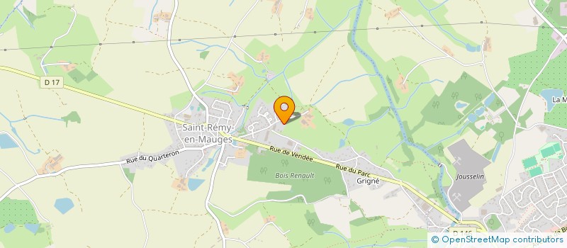 localisation de l'entreprise HOLDING AJ à MONTREVAULT-SUR-EVRE