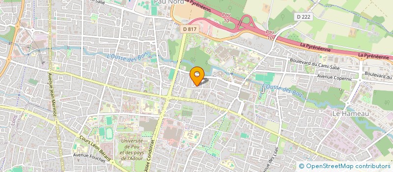 localisation de l'entreprise HOLDING AJA à PAU