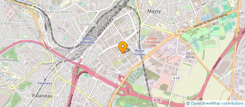 localisation de l'entreprise HOLDING AKM à MASSY