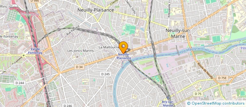 localisation de l'entreprise HOLDING AKOUI  NEUILLY-PLAISANCE