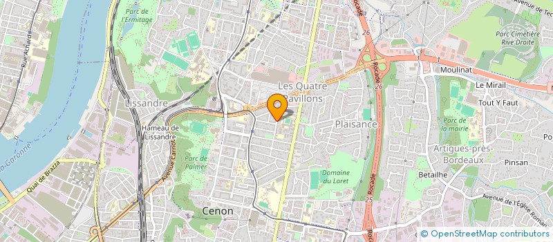 localisation de l'entreprise HOLDING AL2  CENON