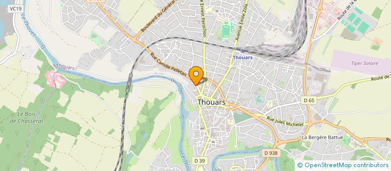 localisation de l'entreprise HOLDING ALAIN MORIN  THOUARS