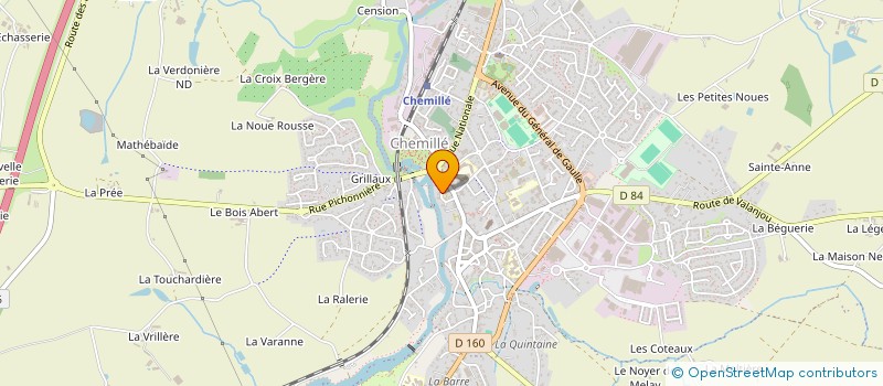 localisation de l'entreprise HOLDING ALCM  BEAUCOUZE