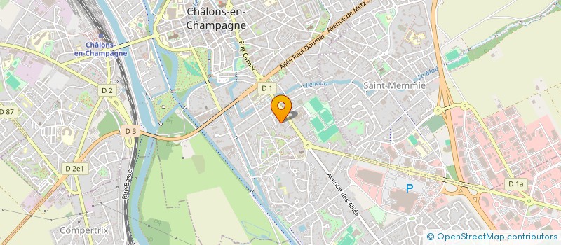 localisation de l'entreprise HOLDING ALDH  CHALONS-EN-CHAMPAGNE