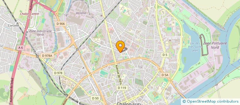 localisation de l'entreprise HOLDING ALEGOET  CHALON-SUR-SAONE