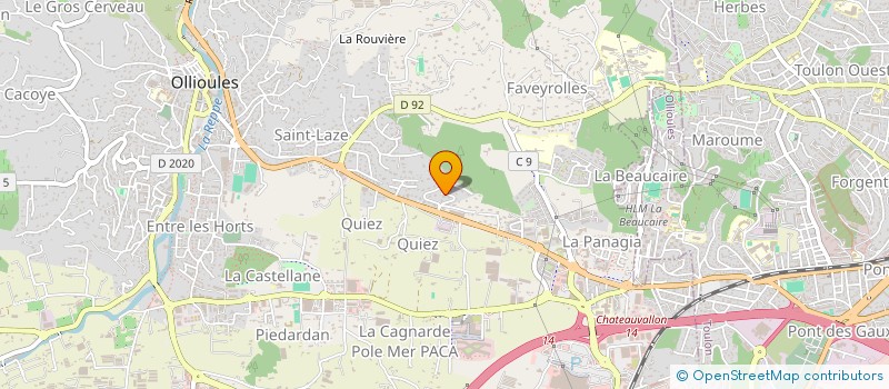 localisation de l'entreprise HOLDING ALESA à OLLIOULES