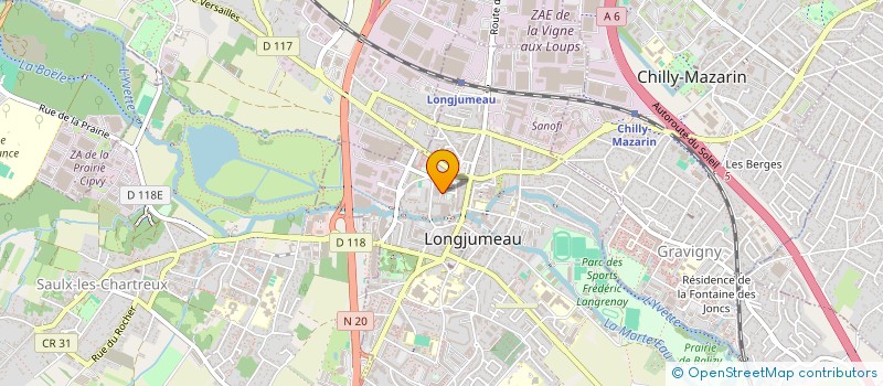 localisation de l'entreprise HOLDING ALESIO à LONGJUMEAU