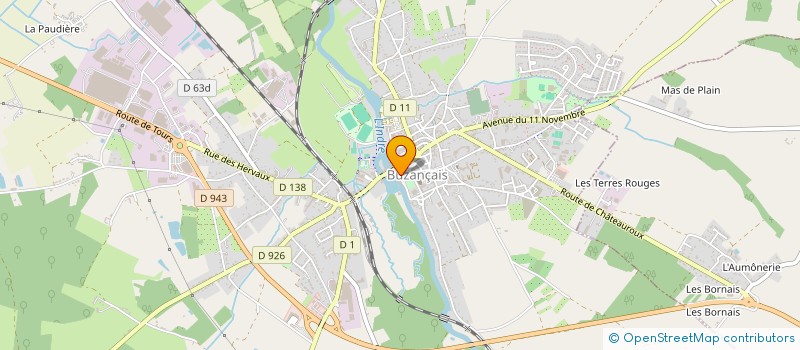 localisation de l'entreprise HOLDING ALEXANDRA à BUZANCAIS