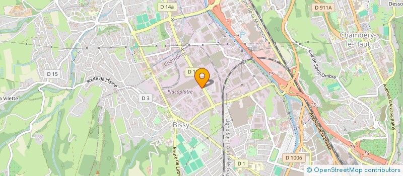 localisation de l'entreprise HOLDING ALEXIS BOTTURA  CHAMBERY