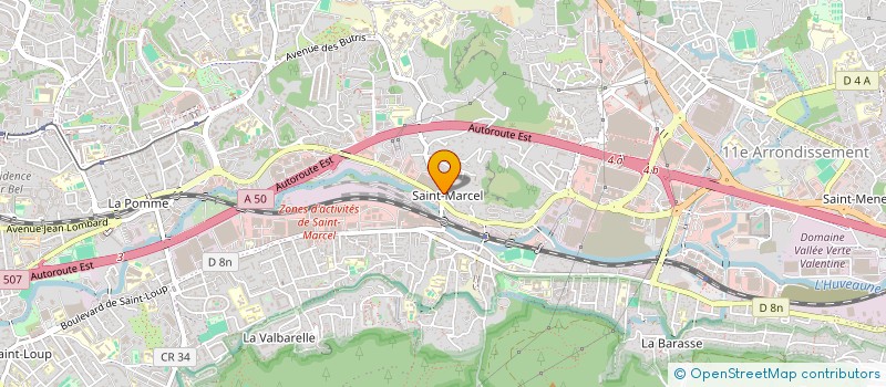 localisation de l'entreprise HOLDING ALEXIS GHELARDI à MARSEILLE