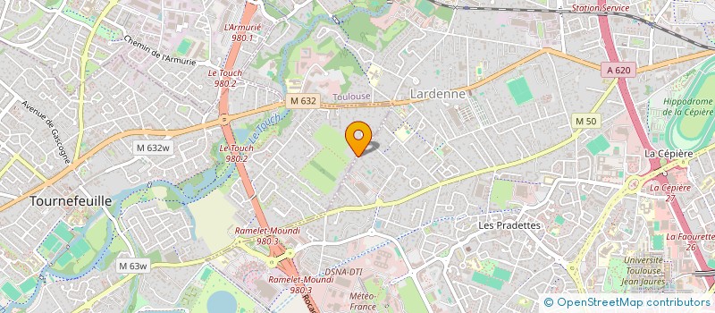 localisation de l'entreprise HOLDING ALICE SCHONFELD  TOULOUSE