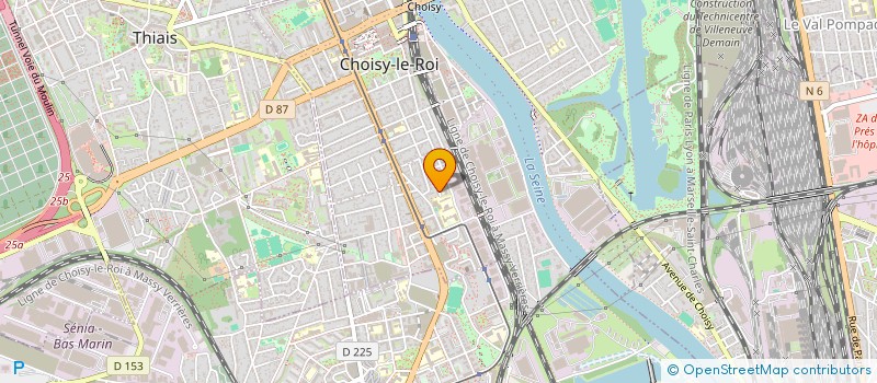 localisation de l'entreprise HOLDING ALIMENTATION DU PONANT  CHOISY-LE-ROI