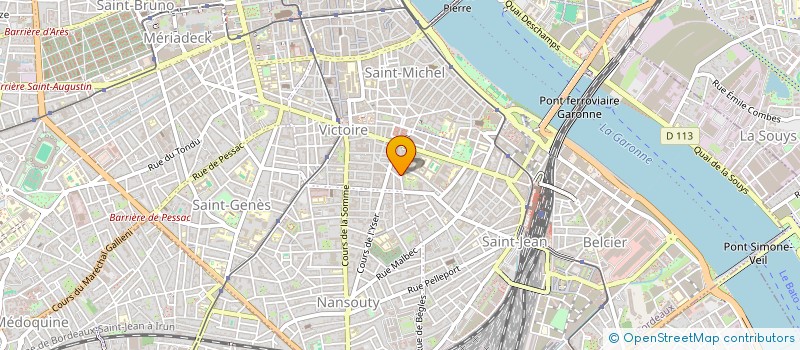 localisation de l'entreprise HOLDING ALISON  BORDEAUX