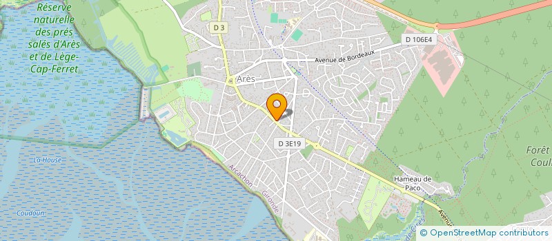 localisation de l'entreprise HOLDING ALIZEA  ARES