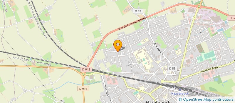 localisation de l'entreprise HOLDING ALLARD à HAZEBROUCK
