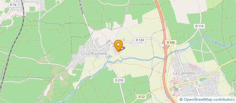 localisation de l'entreprise HOLDING ALLEGRINI  LA ROUVIERE