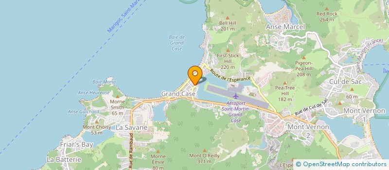 localisation de l'entreprise HOLDING ALP  SAINT MARTIN