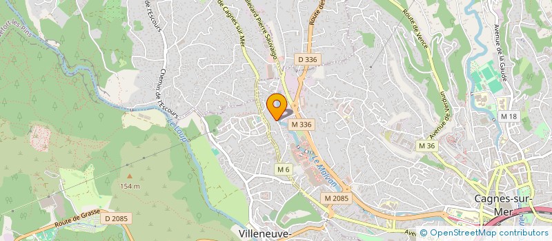 localisation de l'entreprise HOLDING ALPES VIANDE  CAGNES-SUR-MER