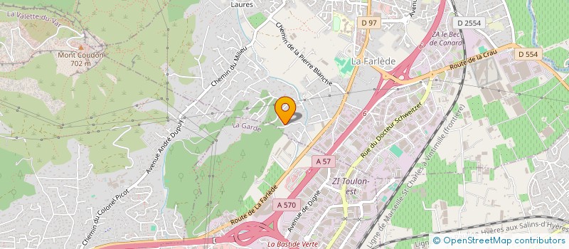 localisation de l'entreprise HOLDING ALPHA à LA FARLEDE