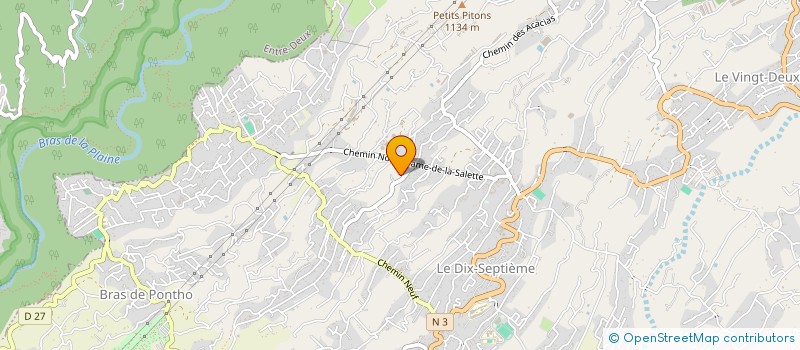 localisation de l'entreprise HOLDING ALPHA OMEGA  LE TAMPON