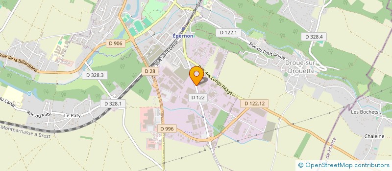 localisation de l'entreprise HOLDING ALR à EPERNON