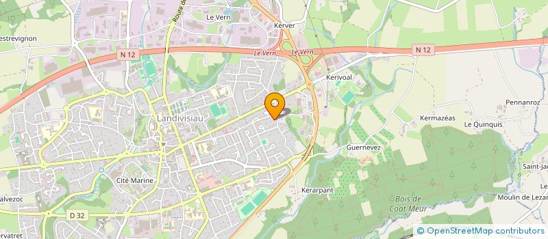 localisation de l'entreprise HOLDING ALTAIR  LANDIVISIAU