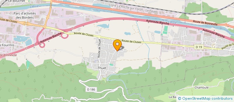 localisation de l'entreprise HOLDING ALTARYON  BONNEVILLE