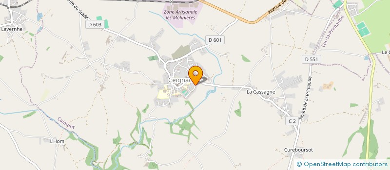 localisation de l'entreprise HOLDING ALTHI  CALMONT