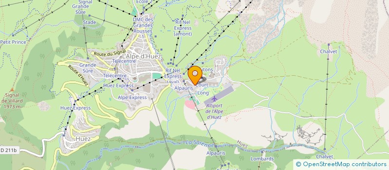 localisation de l'entreprise HOLDING ALUR  HUEZ