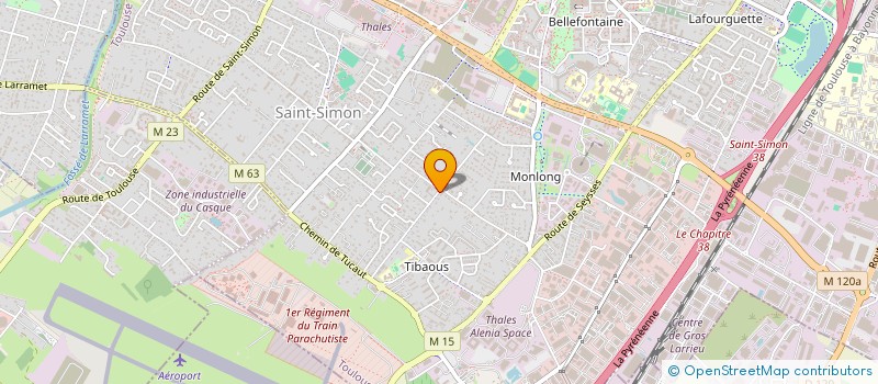 localisation de l'entreprise HOLDING ALVES  TOULOUSE