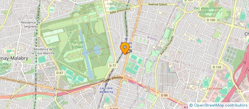 localisation de l'entreprise HOLDING ALZIN à ANTONY