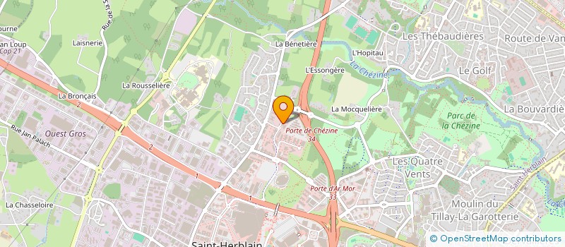 localisation de l'entreprise HOLDING AMARRIS GROUPE  ST-HERBLAIN