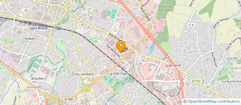 localisation de l'entreprise HOLDING AMBRE à SAINT-BRIEUC