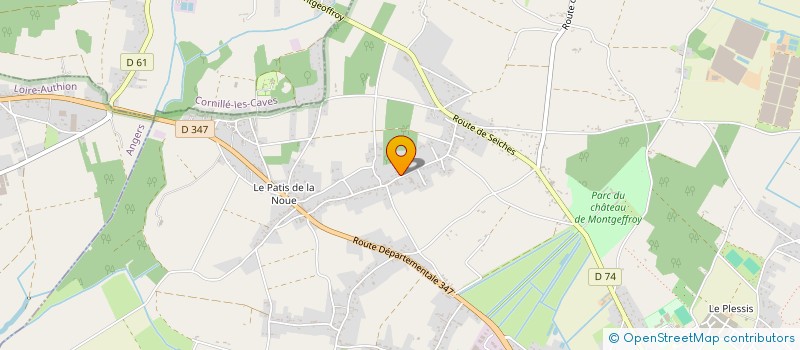 localisation de l'entreprise HOLDING AMBULANCES LOIRE AUTHION  MAZE-MILON