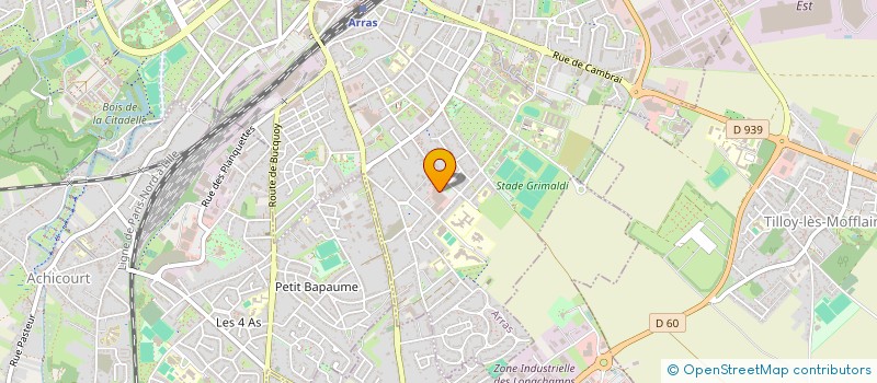 localisation de l'entreprise HOLDING AMD à ARRAS