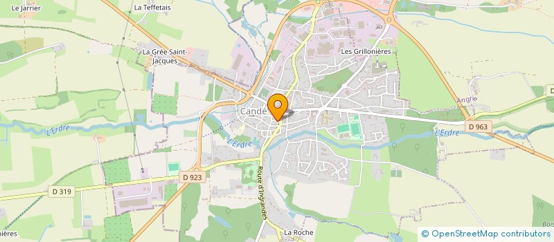 localisation de l'entreprise HOLDING AMDC  SAINT-LEGER-DE-LINIERES