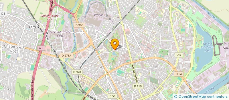 localisation de l'entreprise HOLDING AMG  CHALON-SUR-SAONE