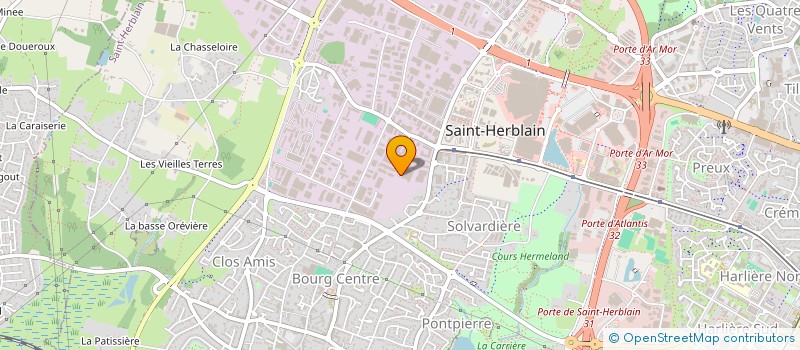 localisation de l'entreprise HOLDING AMINEAU à SAINT-HERBLAIN