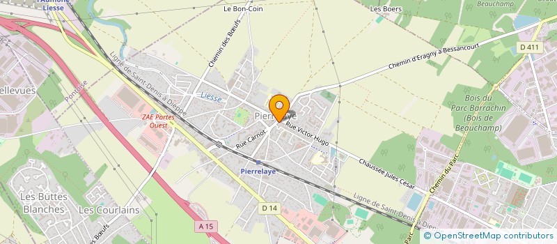 localisation de l'entreprise HOLDING ANCEAU  MONTMORENCY