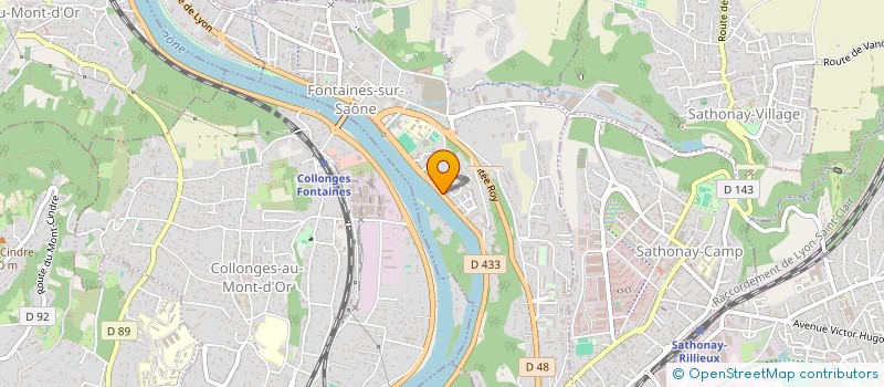 localisation de l'entreprise HOLDING ANDLIA  FONTAINES-SUR-SAONE