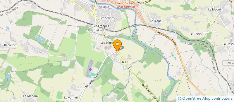 localisation de l'entreprise HOLDING ANDRE BARD  SAINT JEAN D'AVELANNE