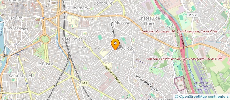 localisation de l'entreprise HOLDING ANDRIEU à TOULOUSE